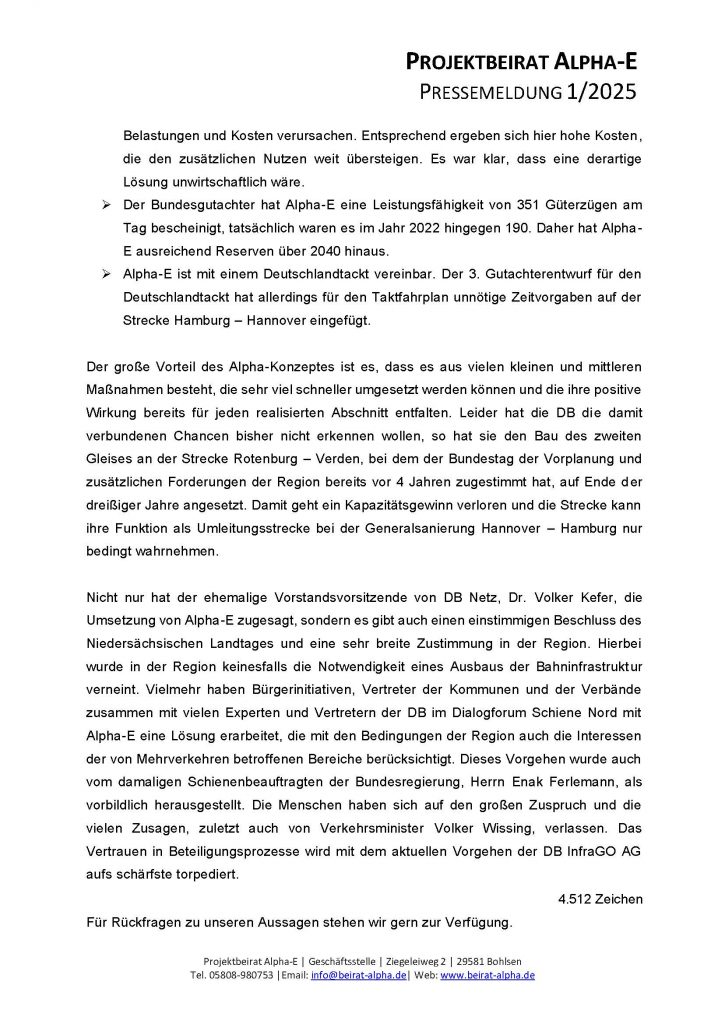 Pressemeldung 1/2025 Projektbeirat ALPHA-E Seite 2