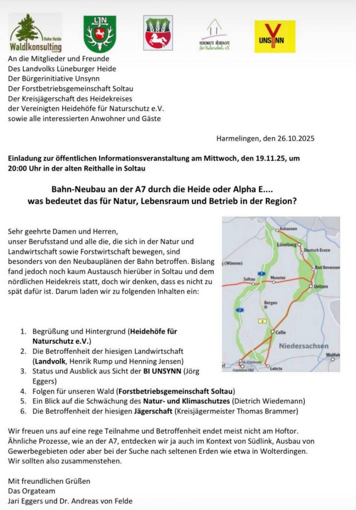 Einladung Informationsveranstaltung 19.11.25