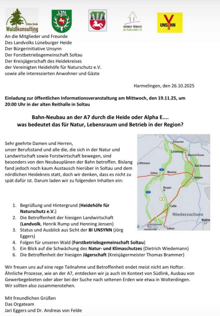 Einladung Informationsveranstaltung 19.11.25